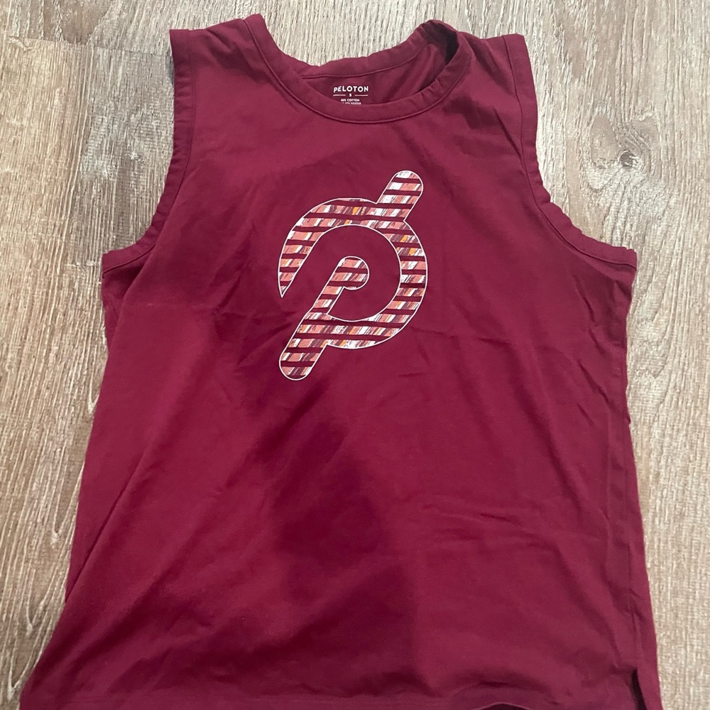 Peloton Burgundy Tank Top